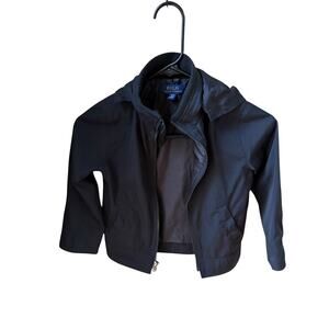 Polo Ralph Lauren Boys Black Hooded Zip Jacket Size 4T